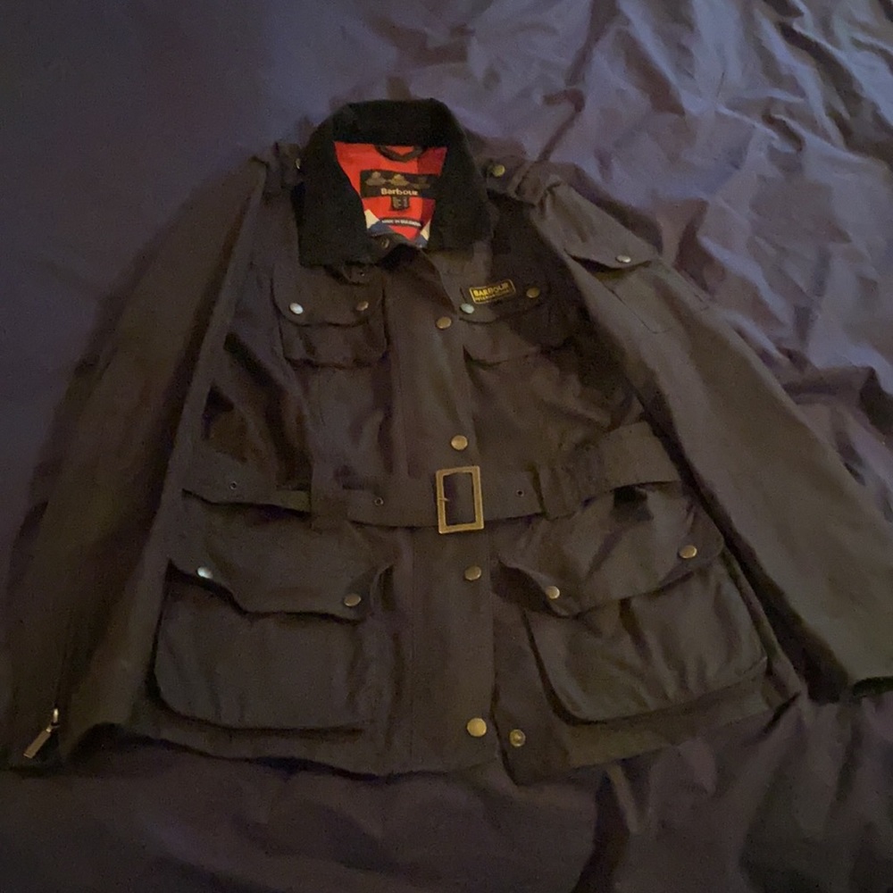 Barbour International waxed utility jacket